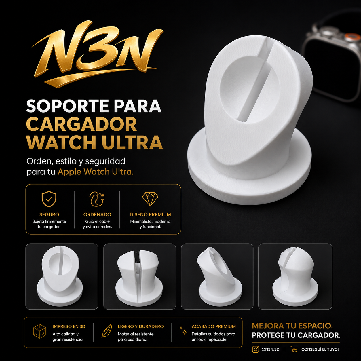 Soporte para cargador watch ultra